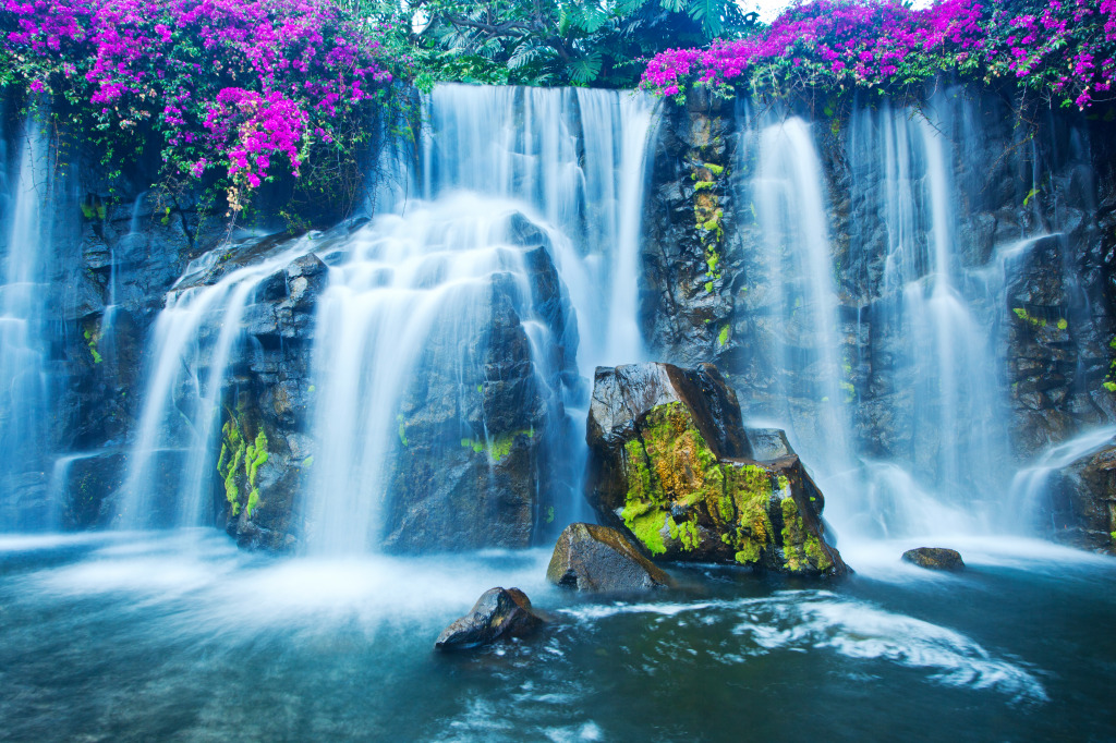 Cascade jigsaw puzzle in Waterfalls puzzles on TheJigsawPuzzles.com