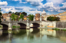 Vittorio Emanuele II Bridge in Rome