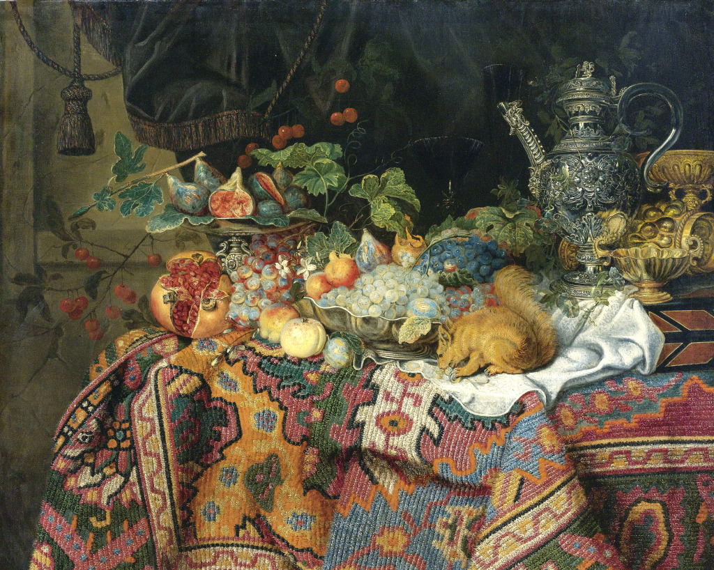 Still Life with Fruits jigsaw puzzle in Piece of Art puzzles on TheJigsawPuzzles.com