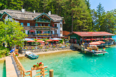 Weissensee Lake, Austria jigsaw puzzle in Puzzle of the Day puzzles on ...