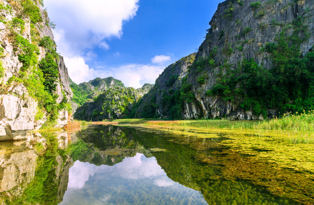 Van Long Natural Reserve in Vietnam jigsaw puzzle in Great Sightings puzzles on TheJigsawPuzzles.com