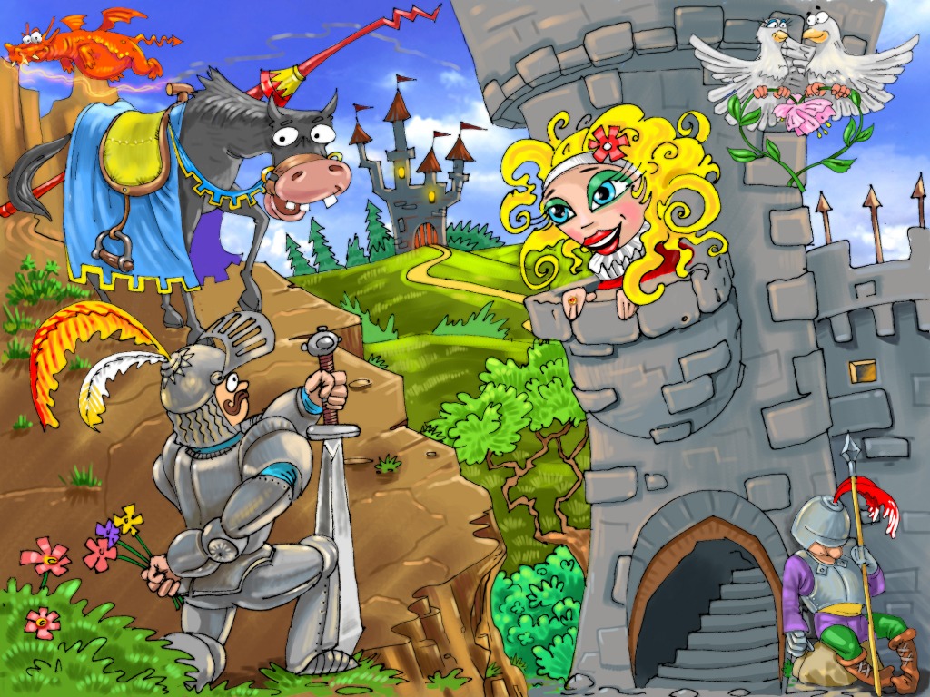 Brave Knight jigsaw puzzle in Kids Puzzles puzzles on TheJigsawPuzzles.com