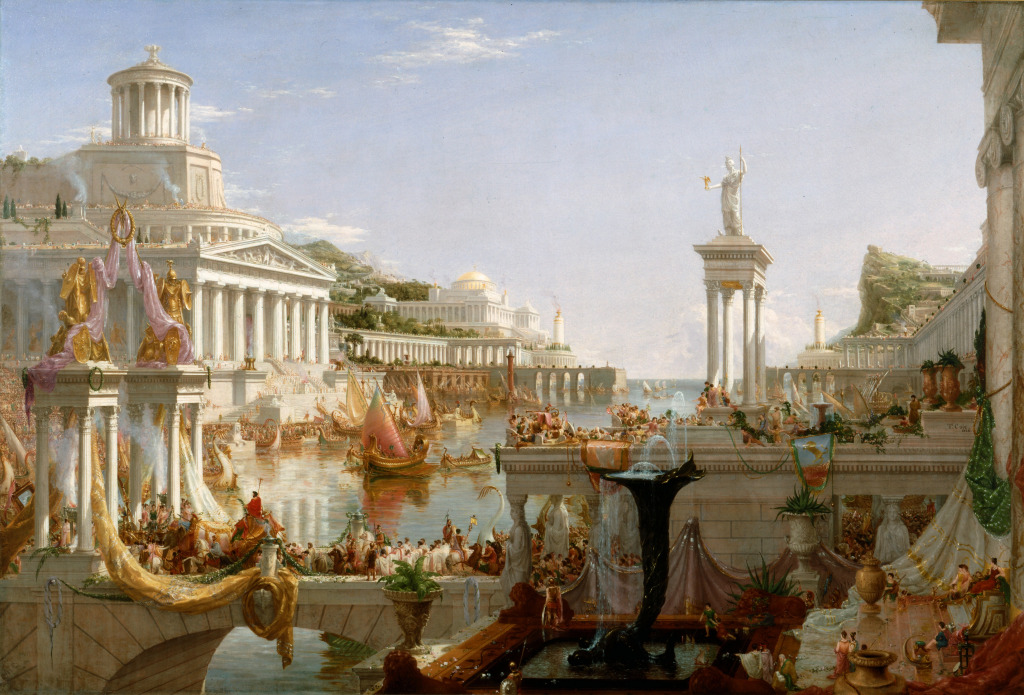 The Course of Empire: Consummation jigsaw puzzle in Piece of Art puzzles on TheJigsawPuzzles.com