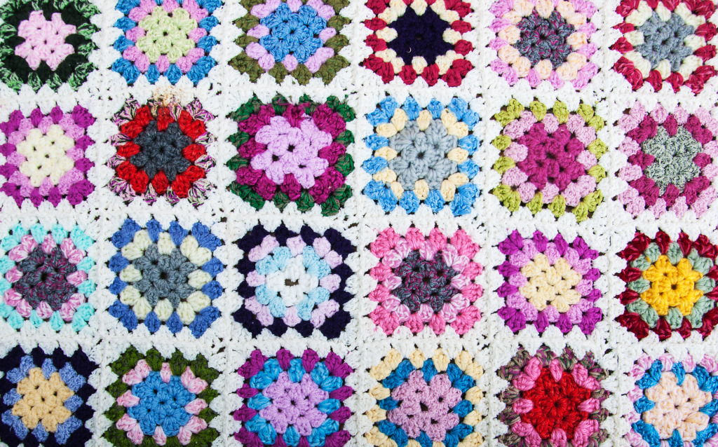 Granny Squares jigsaw puzzle in Bricolage puzzles on TheJigsawPuzzles.com