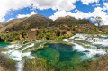 Waterfalls in Peruvian Andes