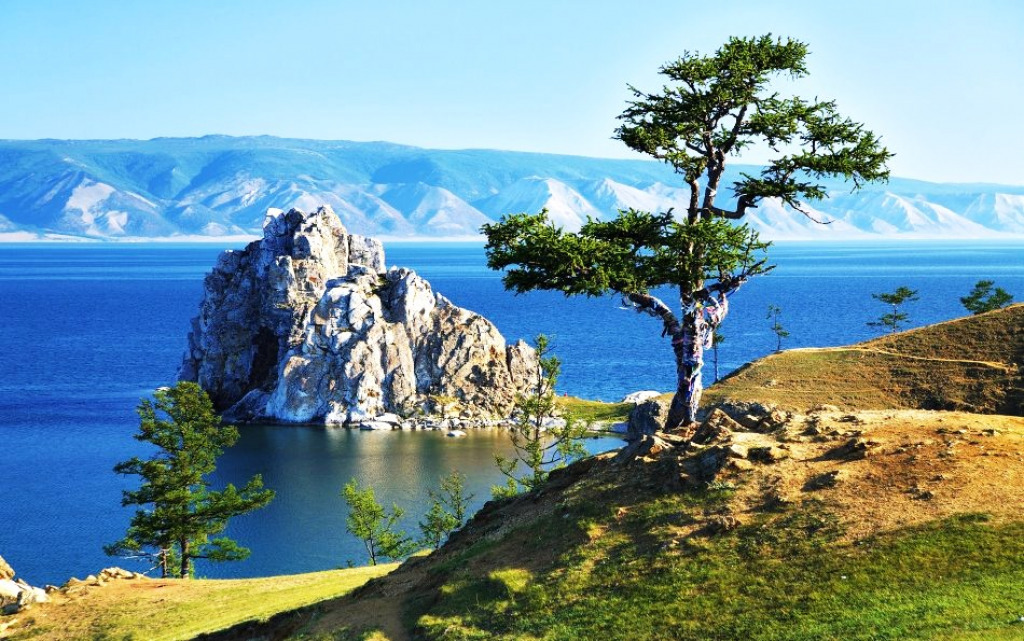 Lake Baikal Russia jigsaw puzzle in Naomi Knapp puzzles on TheJigsawPuzzles.com