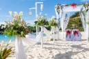 Wedding Arch on a Beach