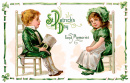 St. Patrick's Day Vintage Greeting Card