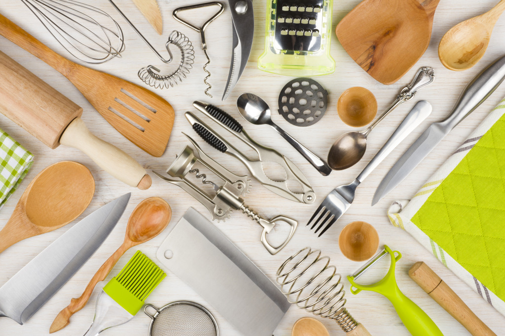 Kitchen Utensils jigsaw puzzle in Food & Bakery puzzles on TheJigsawPuzzles.com