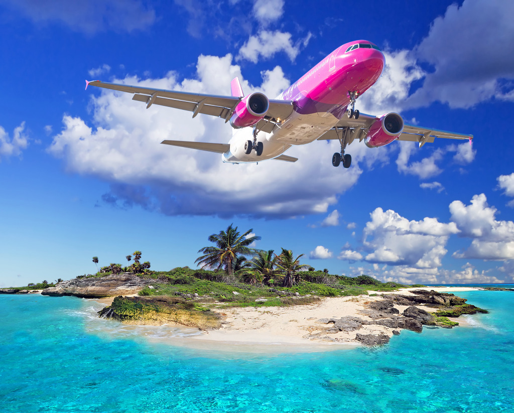 Tropical Holidays jigsaw puzzle in Aviation puzzles on TheJigsawPuzzles.com