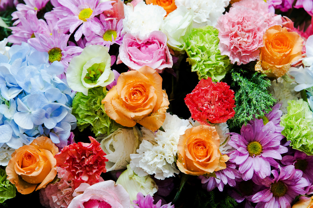 Beautiful Flowers for a Wedding Ceremony jigsaw puzzle in Flowers ...