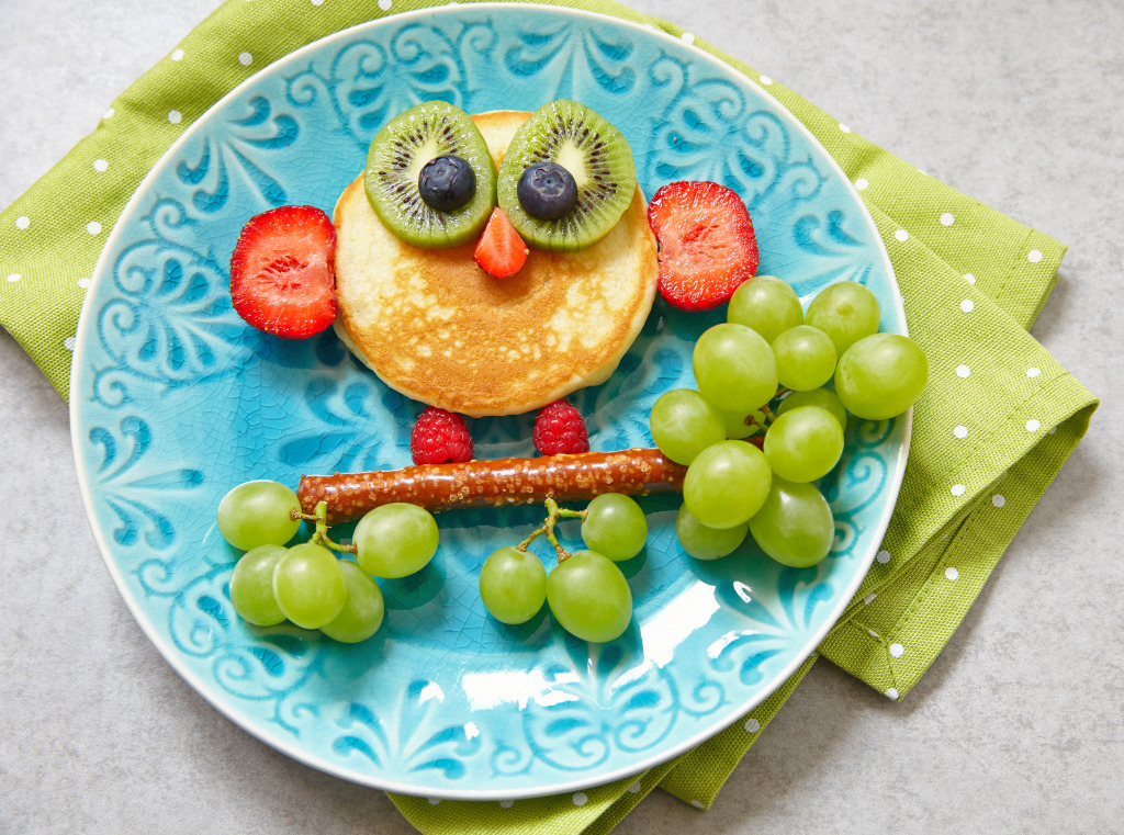 Owl Pancake with Fruits jigsaw puzzle in Macro puzzles on TheJigsawPuzzles.com