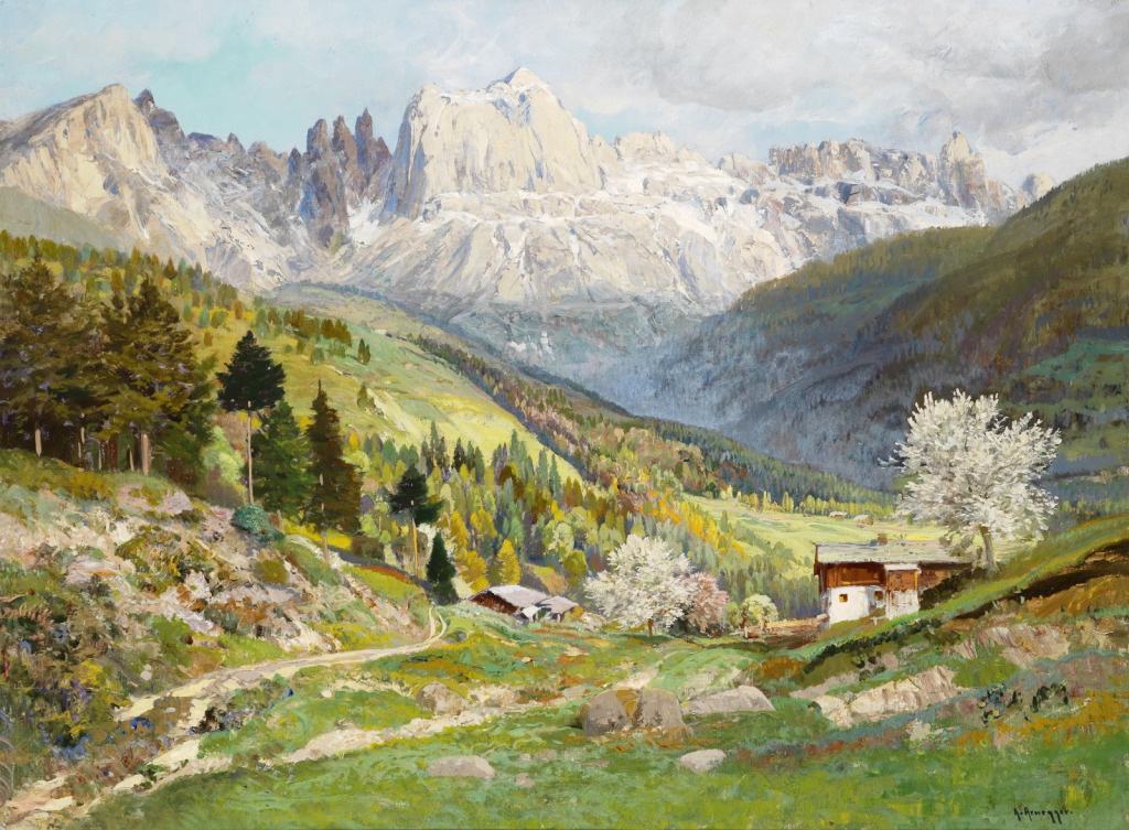 Vue des Dolomites jigsaw puzzle in Chefs d'oeuvres puzzles on TheJigsawPuzzles.com