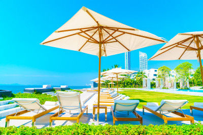 Beach Resort jigsaw puzzle in Puzzle of the Day puzzles on ...