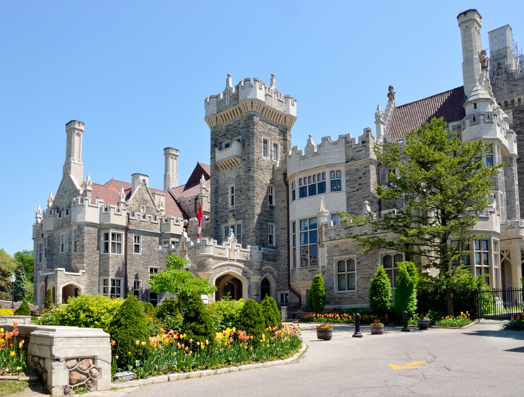 Casa Loma Castle in Toronto jigsaw puzzle in Castles puzzles on TheJigsawPuzzles.com