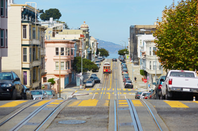 Cable Car in San Francisco jigsaw puzzle in Puzzle of the Day puzzles ...