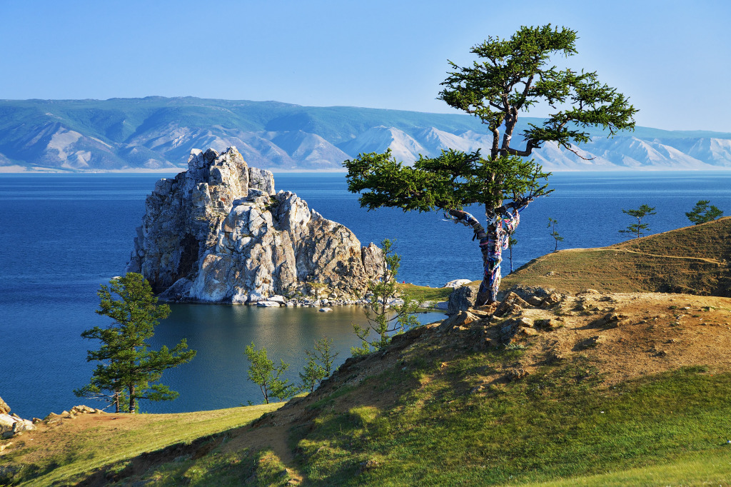 Ile d'Olkhon sur le lac de Baikal, Russie jigsaw puzzle in Puzzle du jour puzzles on TheJigsawPuzzles.com
