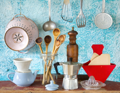 Vintage Kitchen Utensils jigsaw puzzle in Food & Bakery puzzles on ...