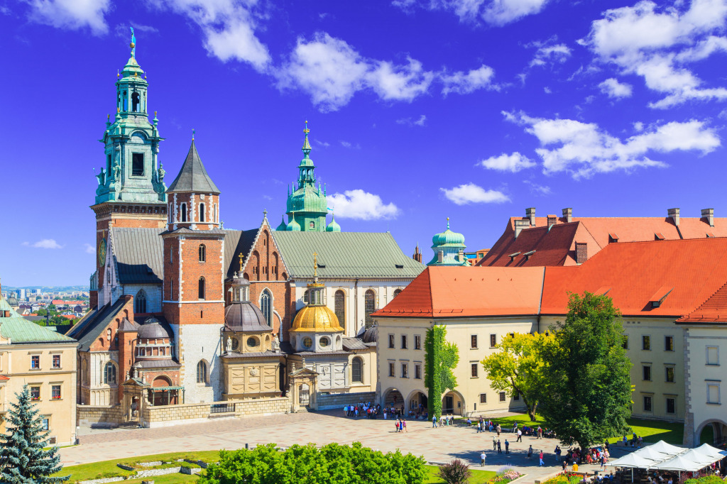 Wawel Castle, Cracow, Poland jigsaw puzzle in Castles puzzles on TheJigsawPuzzles.com