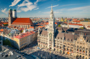 Aerial View of Munich, Germany
