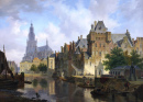 Fancy Cityscape with the Mauritshuis