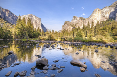 Merced River, Yosemite National Park jigsaw puzzle in Great Sightings ...