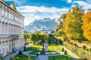 Mirabell Gardens and Fortress Hohensalzburg, Austria