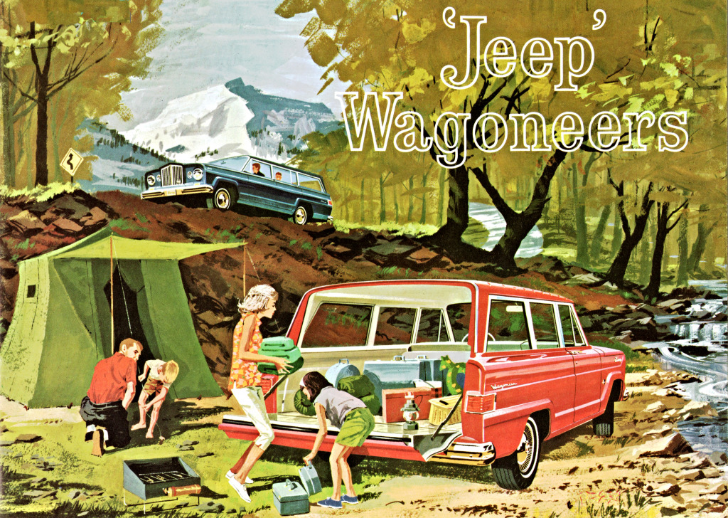 1963 Jeep Wagoneers jigsaw puzzle in Cars & Bikes puzzles on TheJigsawPuzzles.com