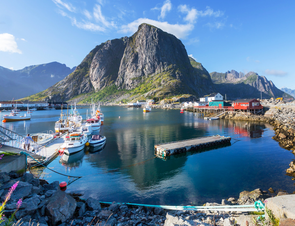 Lofoten Island, Norway jigsaw puzzle in Great Sightings puzzles on TheJigsawPuzzles.com