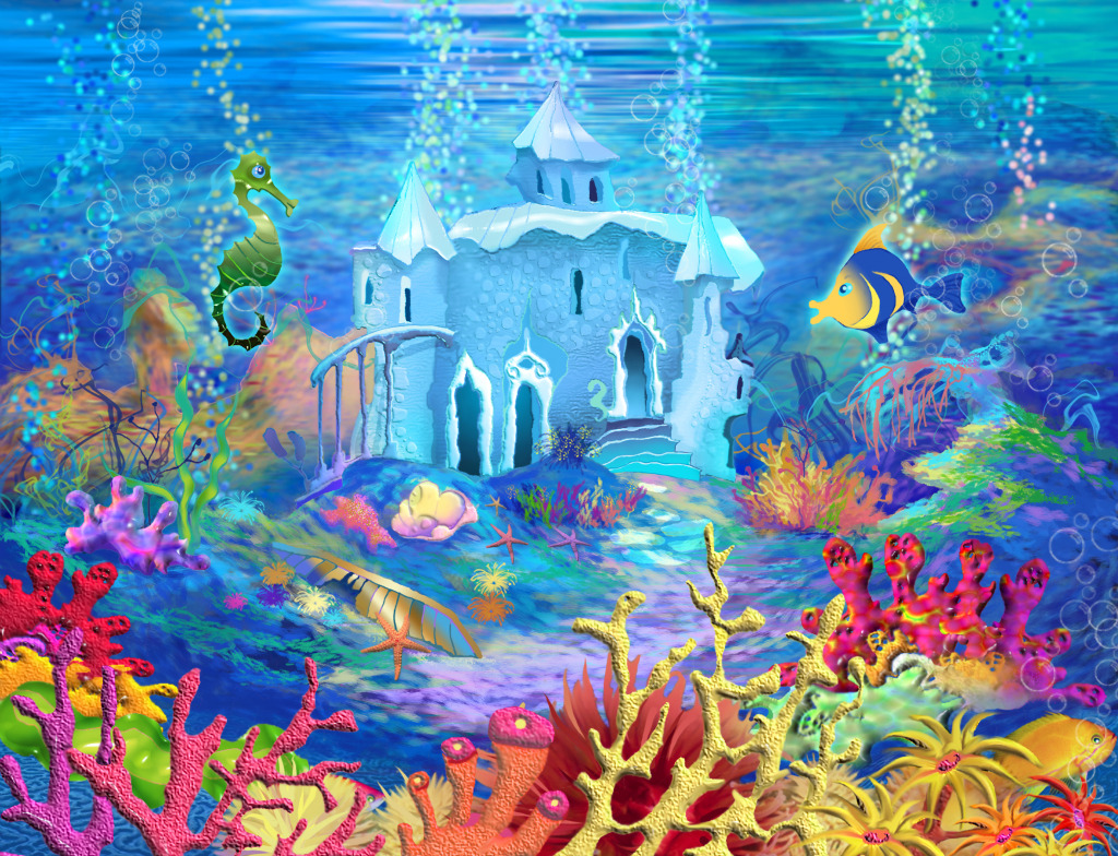 Таинственный подводный мир jigsaw puzzle in Подводный мир puzzles on TheJigsawPuzzles.com