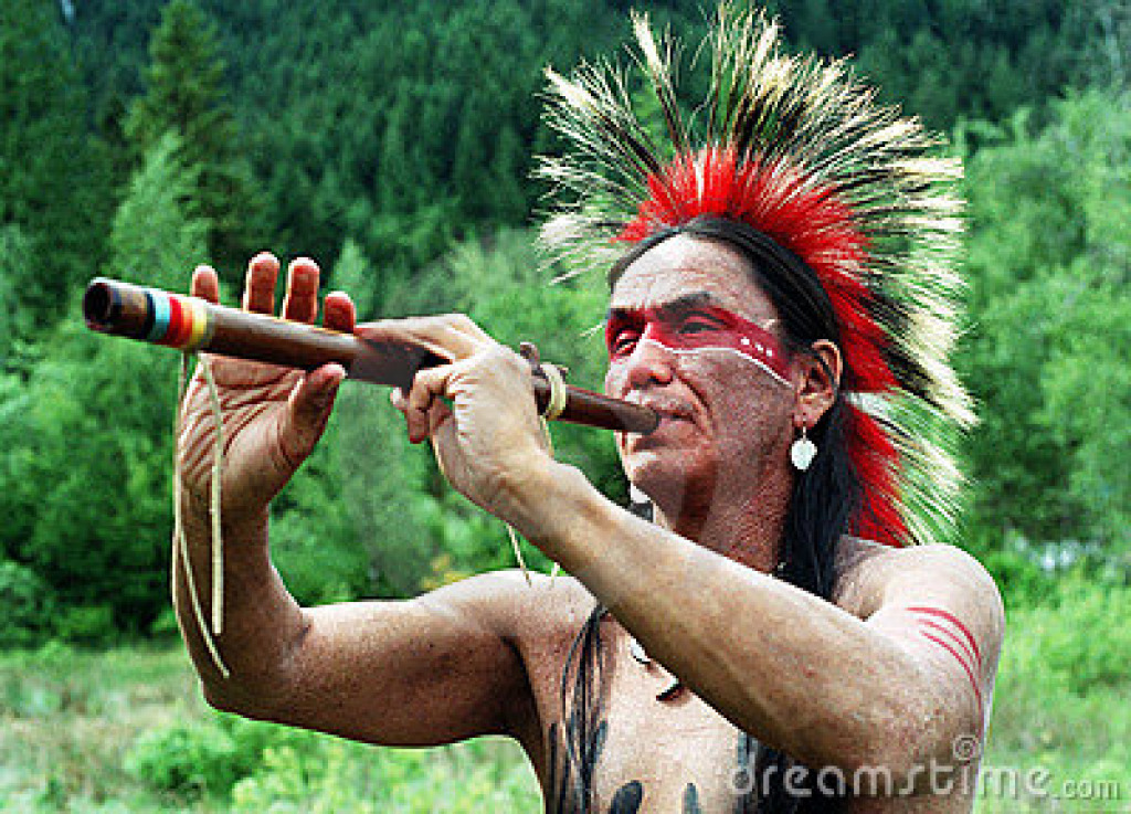 native-indian-musician-11859962 jigsaw puzzle in Naomi Knapp puzzles on TheJigsawPuzzles.com