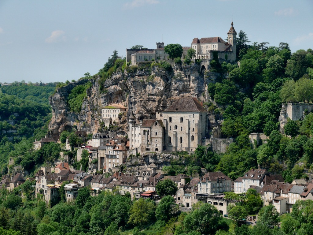 Rocamadour Village, France jigsaw puzzle in Paysages urbains puzzles on TheJigsawPuzzles.com