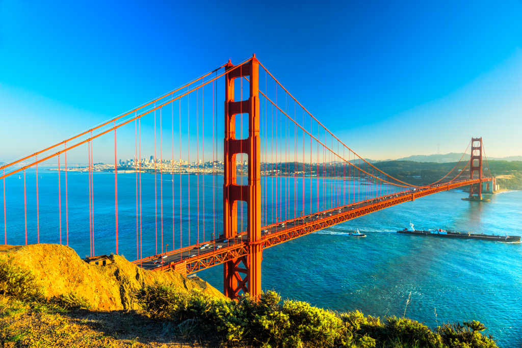 Golden Gate Bridge, San Francisco jigsaw puzzle in Bridges puzzles on TheJigsawPuzzles.com
