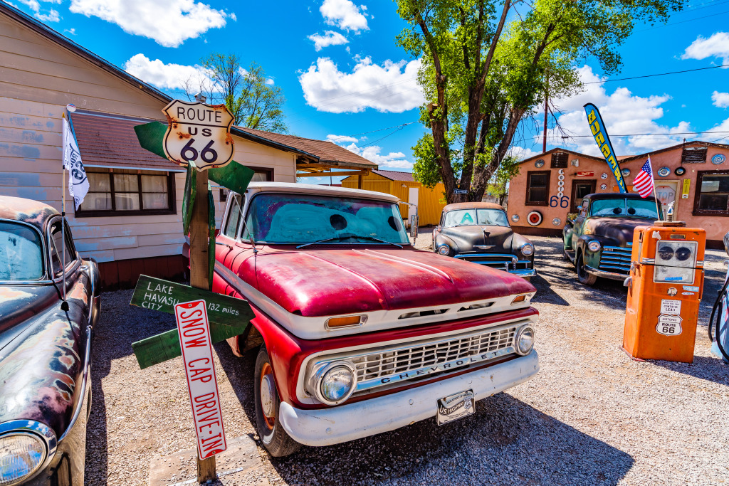 Seligman AZ, Route 66 jigsaw puzzle in Puzzle of the Day puzzles on TheJigsawPuzzles.com