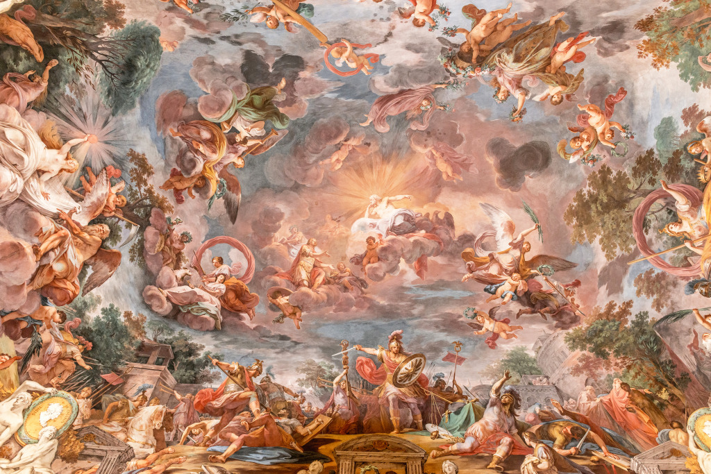 Villa Borghese Hall Fresco jigsaw puzzle in Chefs d'oeuvres puzzles on TheJigsawPuzzles.com