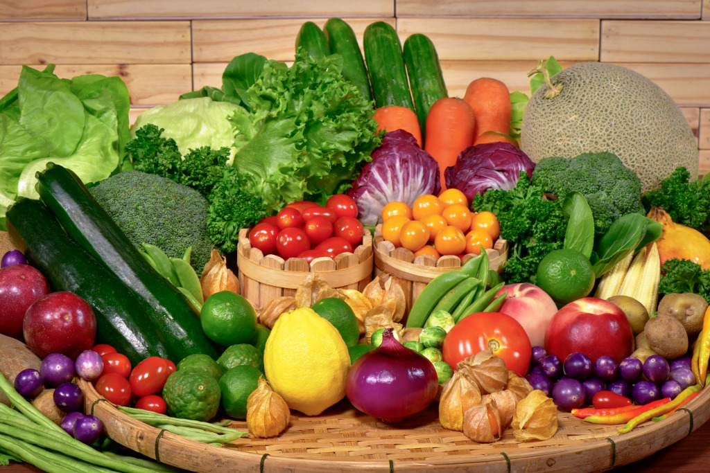 Fresh Vegetables jigsaw puzzle in Fruits & Veggies puzzles on TheJigsawPuzzles.com