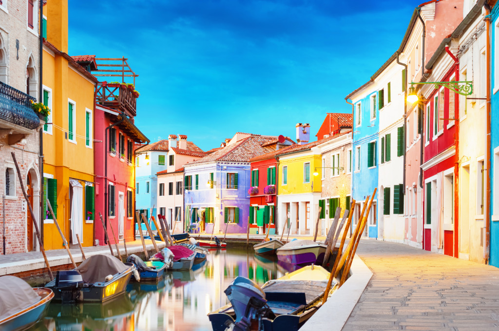 Burano, Venedig, Italien jigsaw puzzle in Puzzle des Tages puzzles on TheJigsawPuzzles.com
