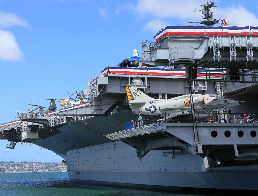 USS Midway Museum, San Diego CA jigsaw puzzle in Aviation puzzles on TheJigsawPuzzles.com