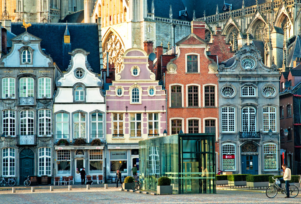 Grote Markt, Mechelen, Belgium jigsaw puzzle in Street View puzzles on TheJigsawPuzzles.com