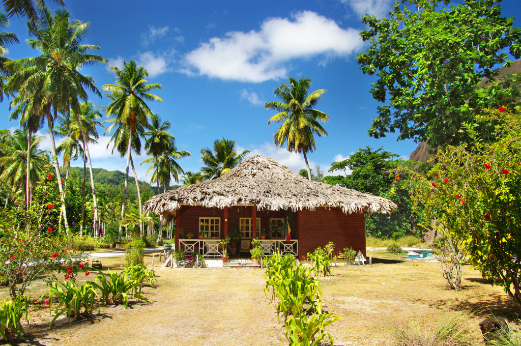 Traditional House, Seychelles Islands jigsaw puzzle in Street View puzzles on TheJigsawPuzzles.com