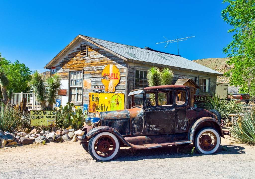 Route 66, Hackberry AZ jigsaw puzzle in Puzzle of the Day puzzles on TheJigsawPuzzles.com