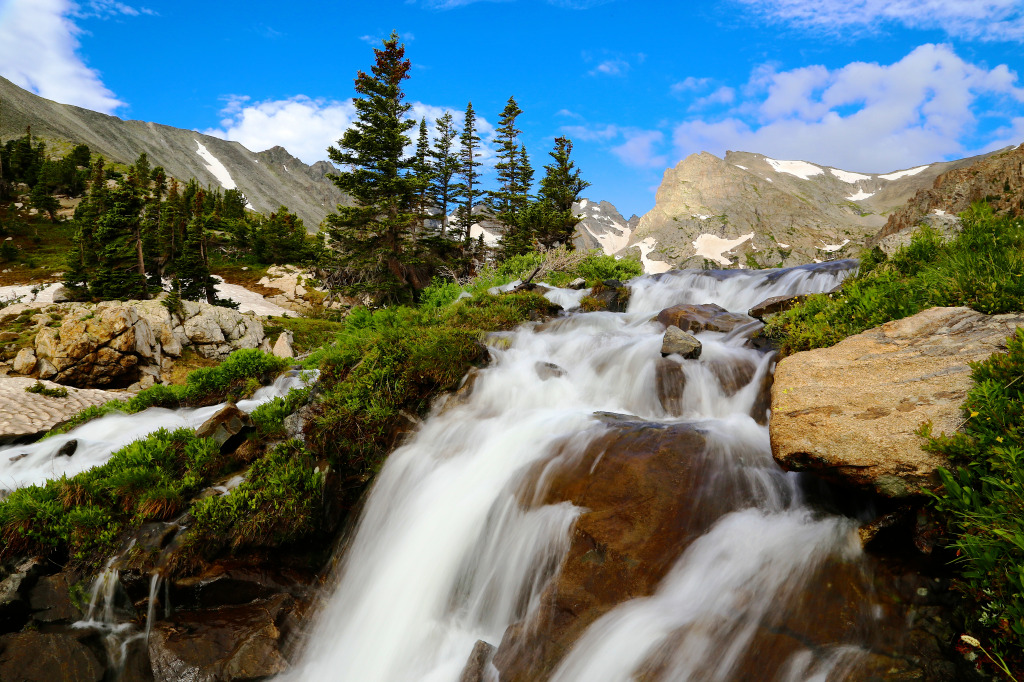 Indian Peaks Wilderness, Colorado jigsaw puzzle in Wasserfälle puzzles on TheJigsawPuzzles.com