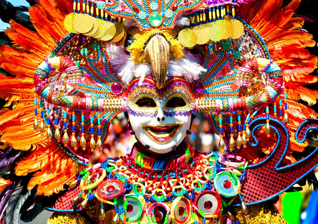 Masskara Festival, Bacolod City, Philippines jigsaw puzzle in Puzzle of the Day puzzles on TheJigsawPuzzles.com