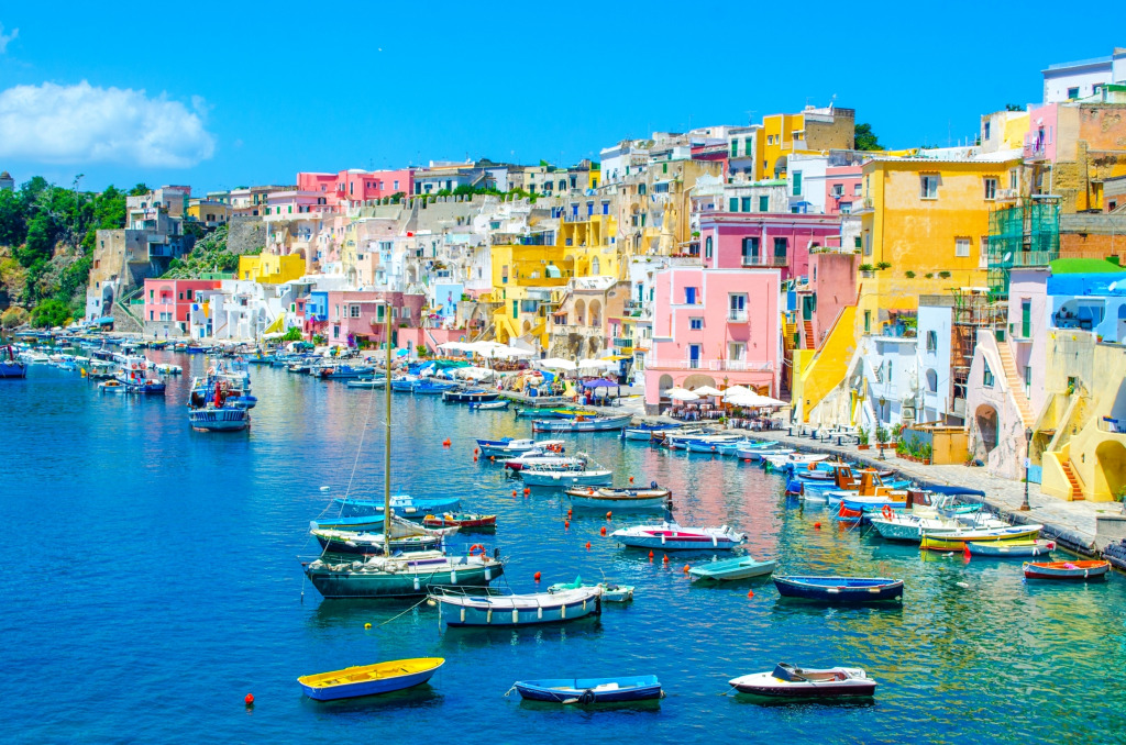Italienische Insel Procida jigsaw puzzle in Puzzle des Tages puzzles on TheJigsawPuzzles.com