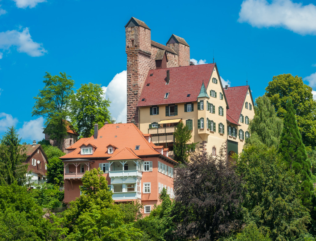 Castle Berneck, Germany jigsaw puzzle in Castles puzzles on TheJigsawPuzzles.com