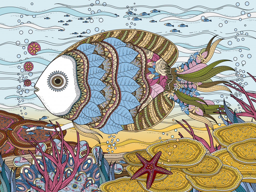 Amazing Fish jigsaw puzzle in Under the Sea puzzles on TheJigsawPuzzles.com