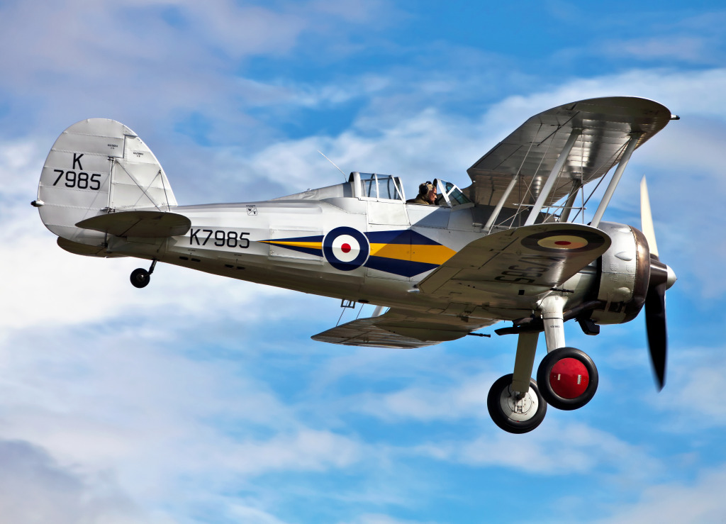 Gloster Gladiator Fighter Plane jigsaw puzzle in Aviation puzzles on TheJigsawPuzzles.com