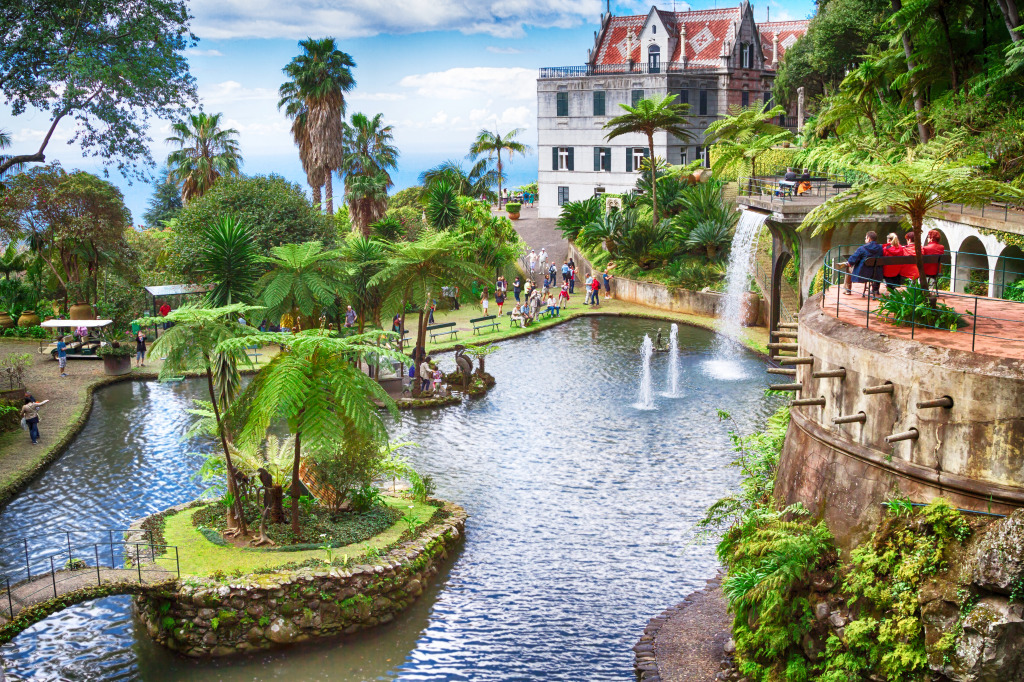 Jardim Tropical Monte Palace, Portugal jigsaw puzzle in Cachoeiras puzzles on TheJigsawPuzzles.com
