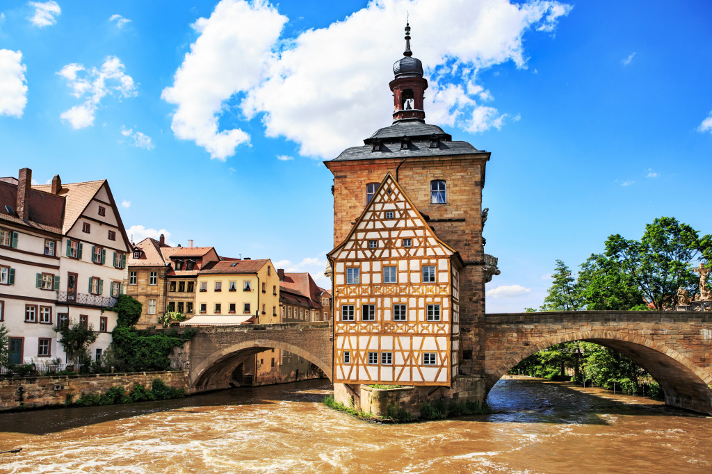 Bamberg, Bavière, Allemagne jigsaw puzzle in Ponts puzzles on TheJigsawPuzzles.com