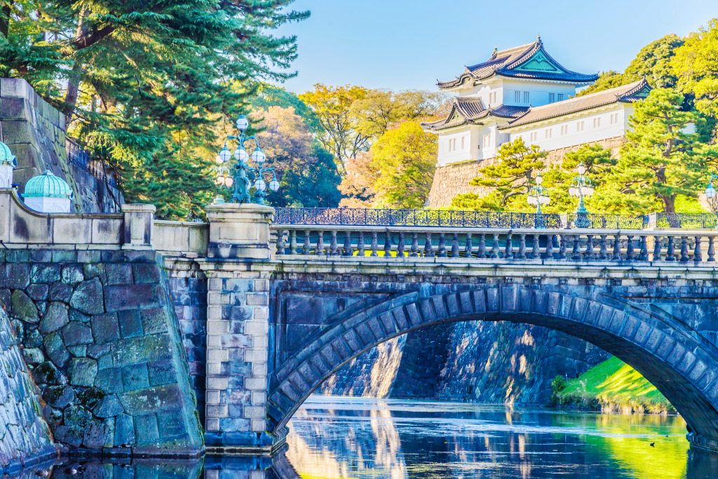 Imperial Palace Building in Tokyo jigsaw puzzle in Castles puzzles on TheJigsawPuzzles.com